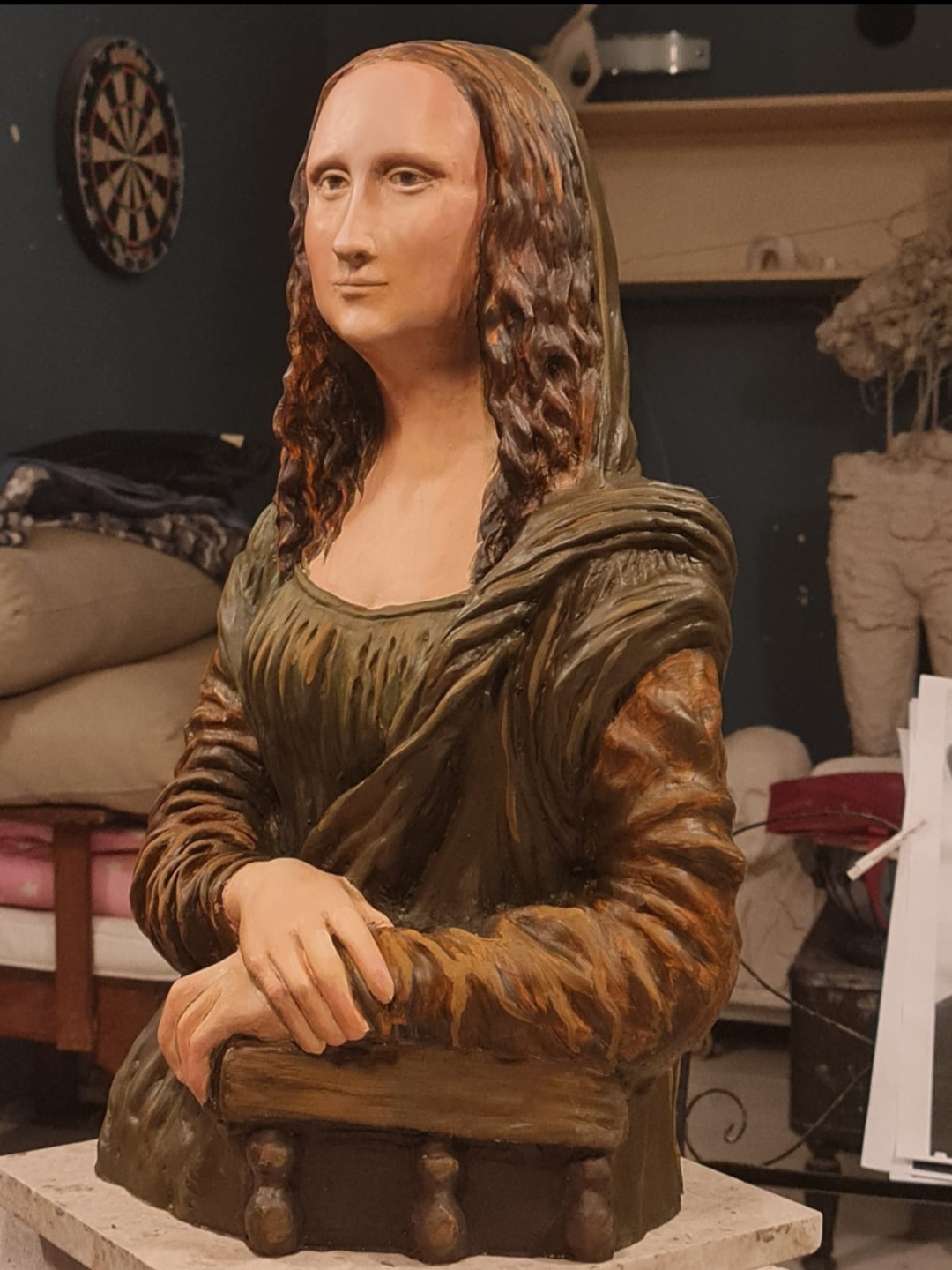 Mona Lisa'nın sırtı